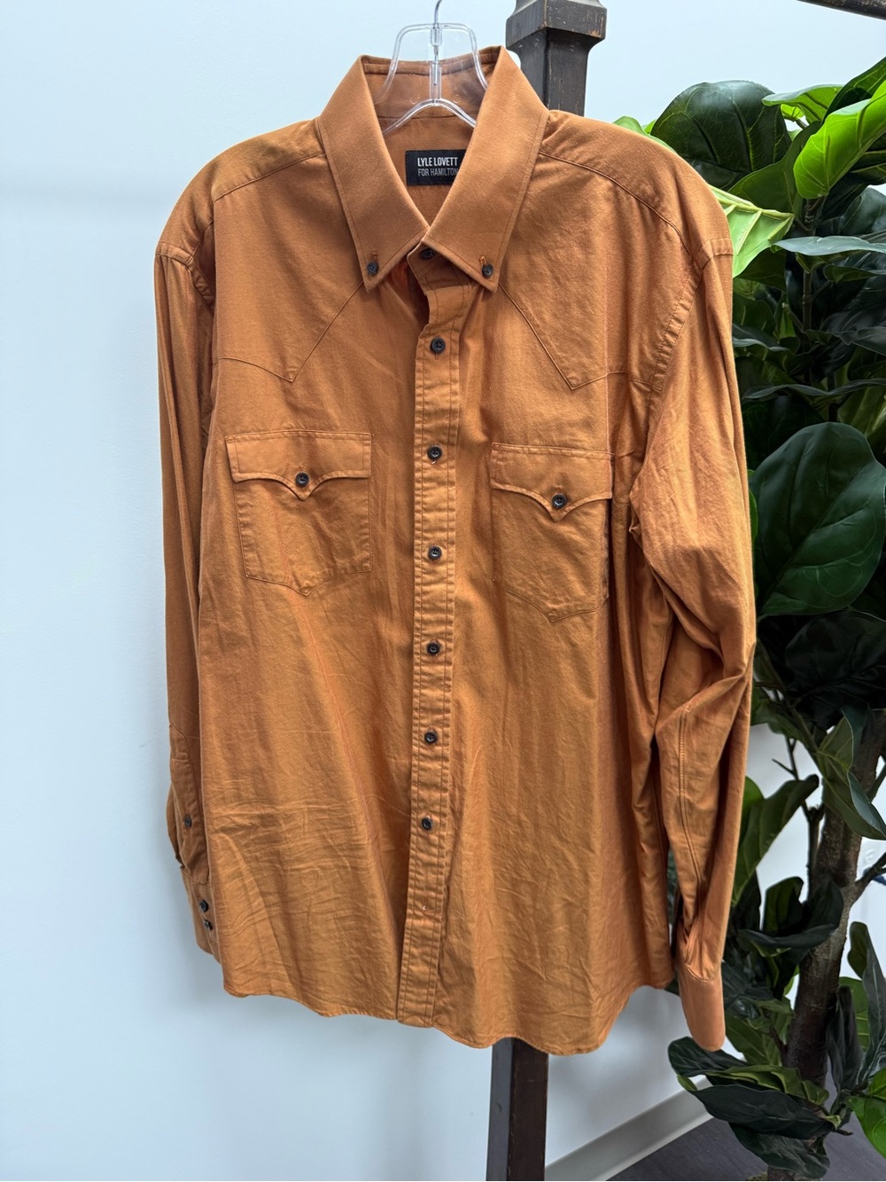 Lyle Lovett for Hamilton Camel/Tan Button-Up